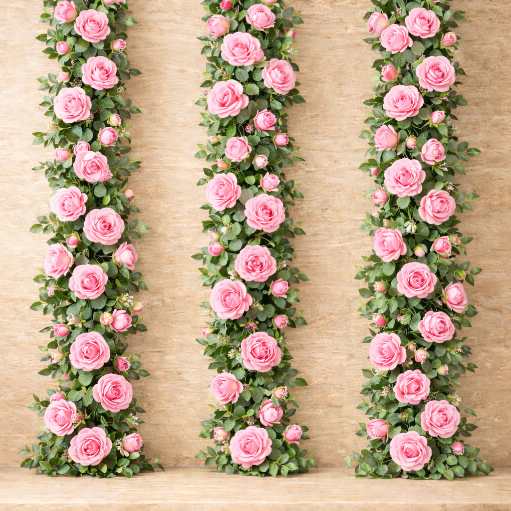 Crimson Garden 4-piece 26ft Rose Vine