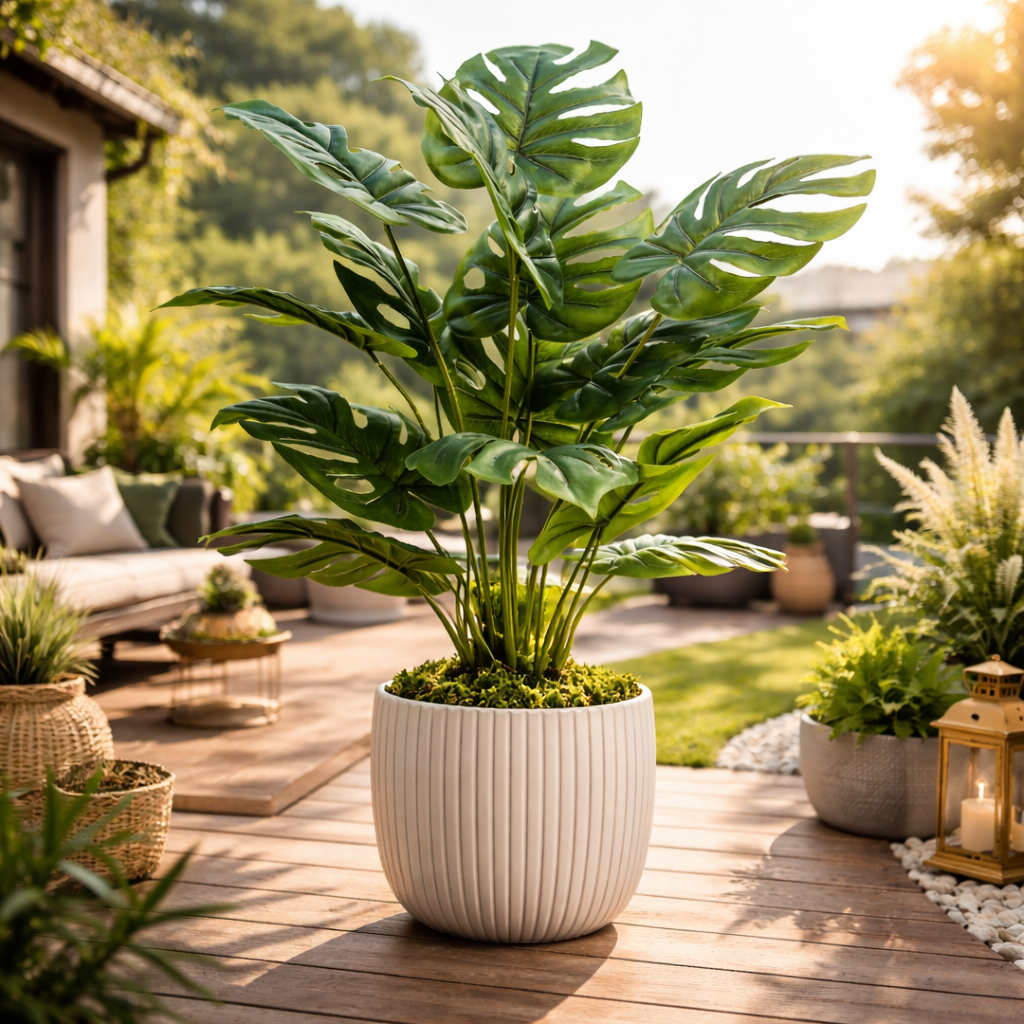 Tall Artificial Monstera Plant-28 inch