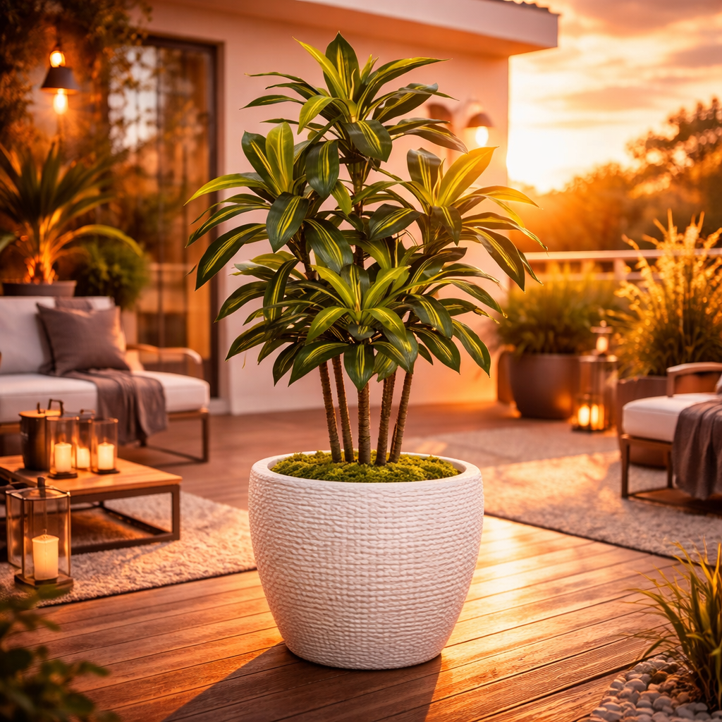 Ivory Haven Dracaena Tree
