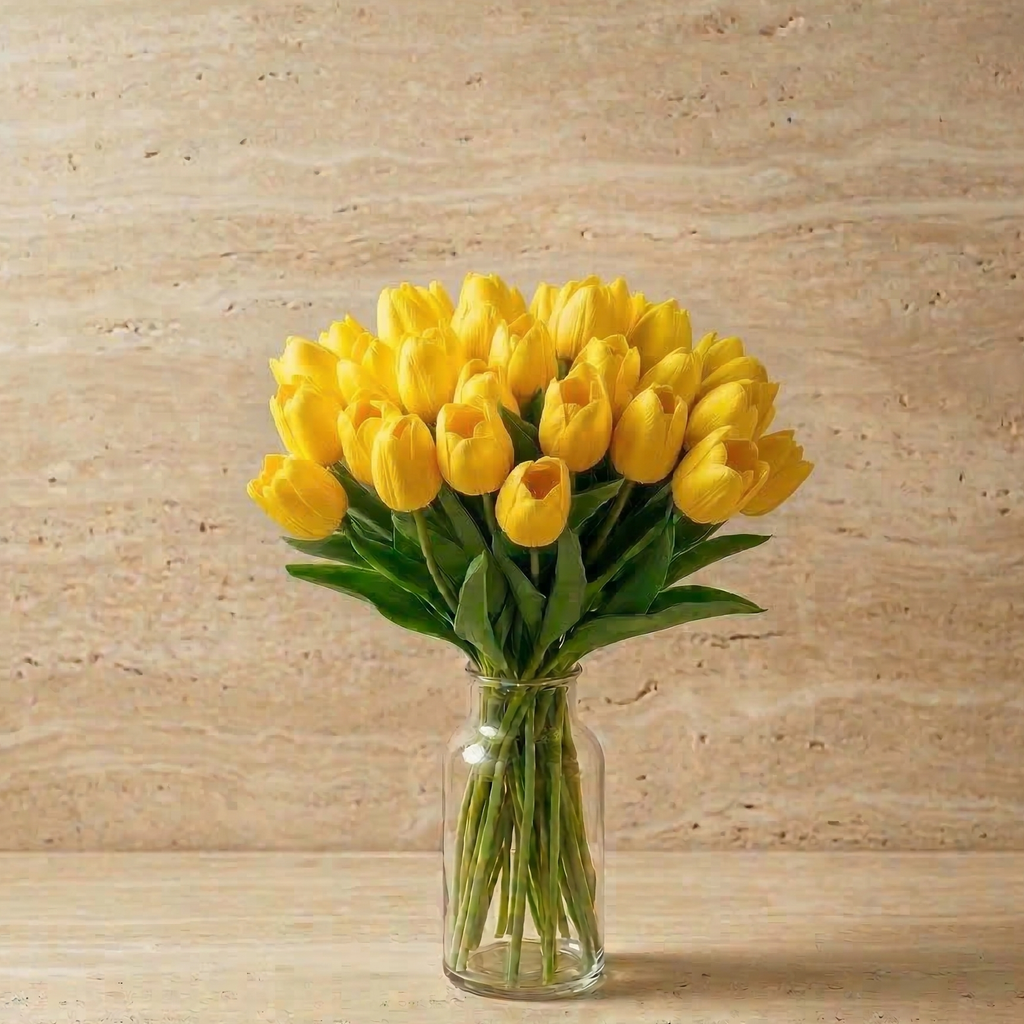 Ivory Garden Tulip 14"